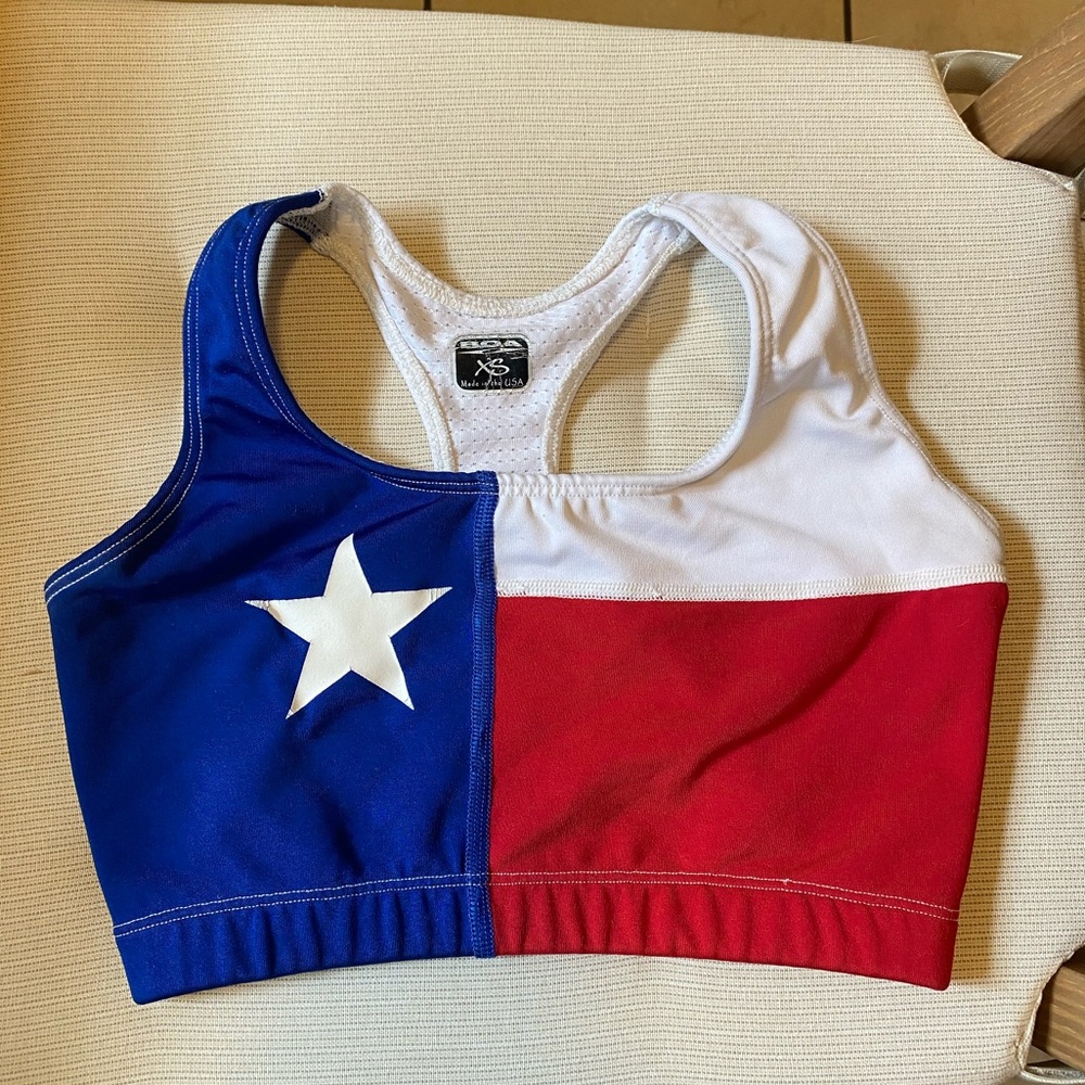 BOA Texas Flag Sports Bra